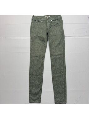 Stitch's Womens Skinny Pants Damask Print Size 24 Boho